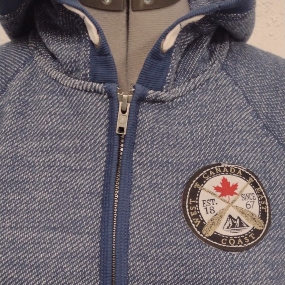 Blue Hooded Sweatshirt - Picture 3 of 13